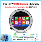 MINI Cooper R56 R57 R58 R60 2007-2015 S Clubman Android Car Radio GPS Built-in CarPlay/Android Auto