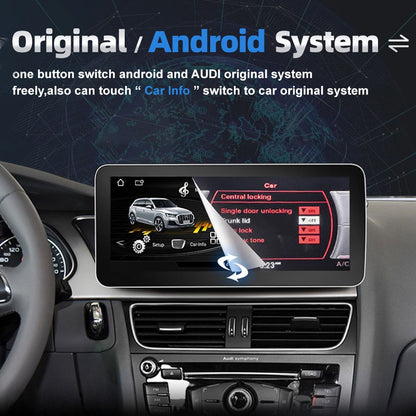 12.3" Android 13 Car Multimedia Radio Player For Audi A4 A5 Q5 2009-2016