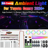 Toyota 9th Camry 2024+ Ambient Light Kits