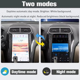 Android Car Radio For Ford Explorer 2011-2019 Stereo Replacement Tesla-Style Screen Built-in Carplay/Android Auto