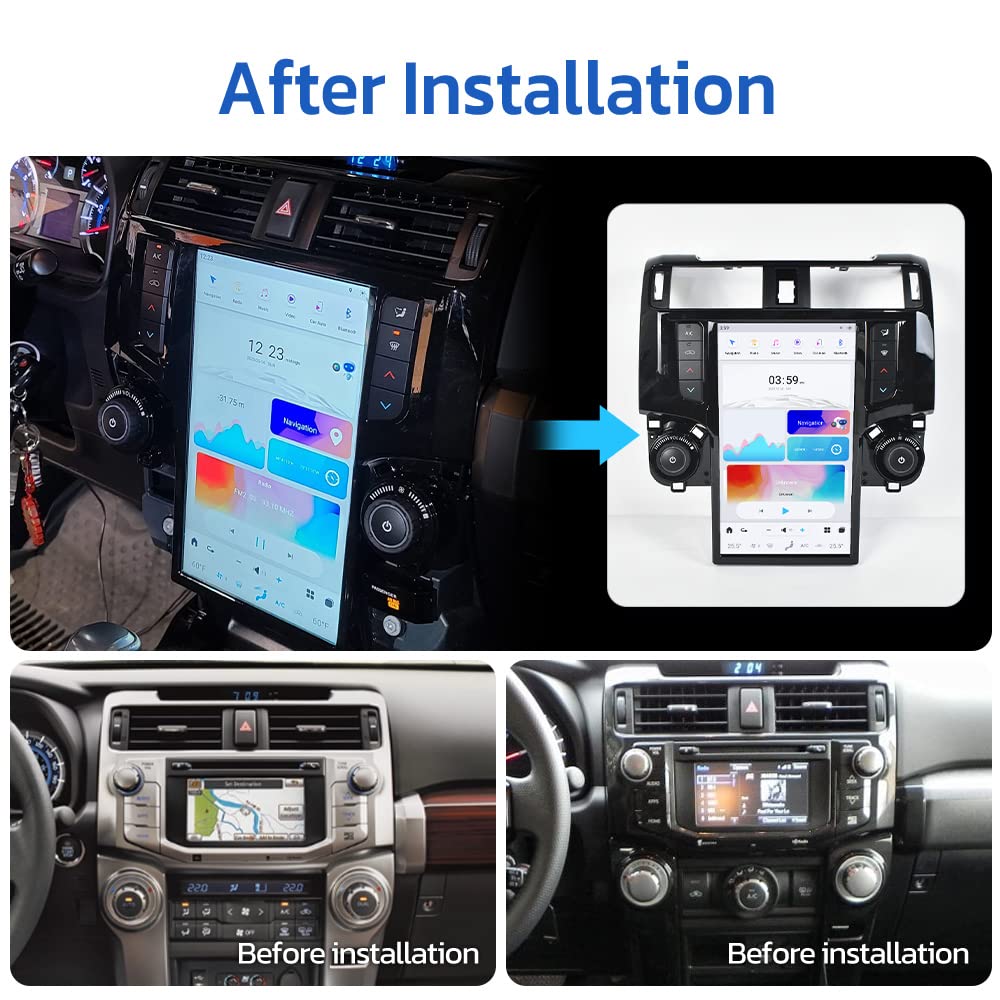 Toyota 4Runner 2009-2020 Tesla-Style Android Screen GPS Navigation Radio 13.6''