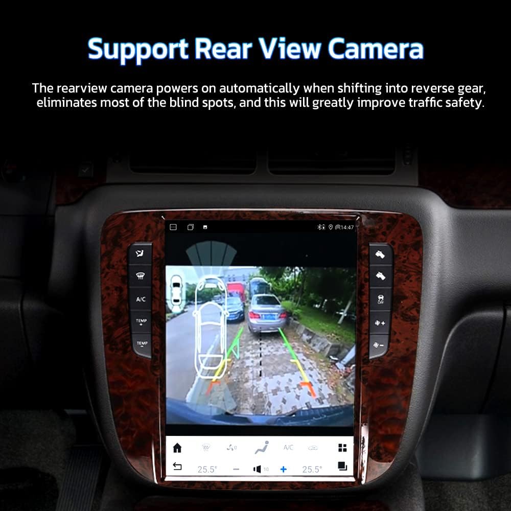 Junsun Android 12 Car Stereo For GMC Yukon, Chevy Tahoe, Suburban 2006–2014 – 9" 2 DIN, Carplay & GPS