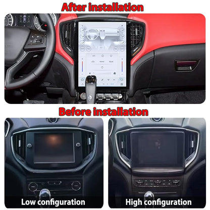 12.1 inch Android Car Radio for Maserati Ghibli 2014-2019 Stereo Replacement Tesla-Style Screen Built-in Carplay/Android Auto
