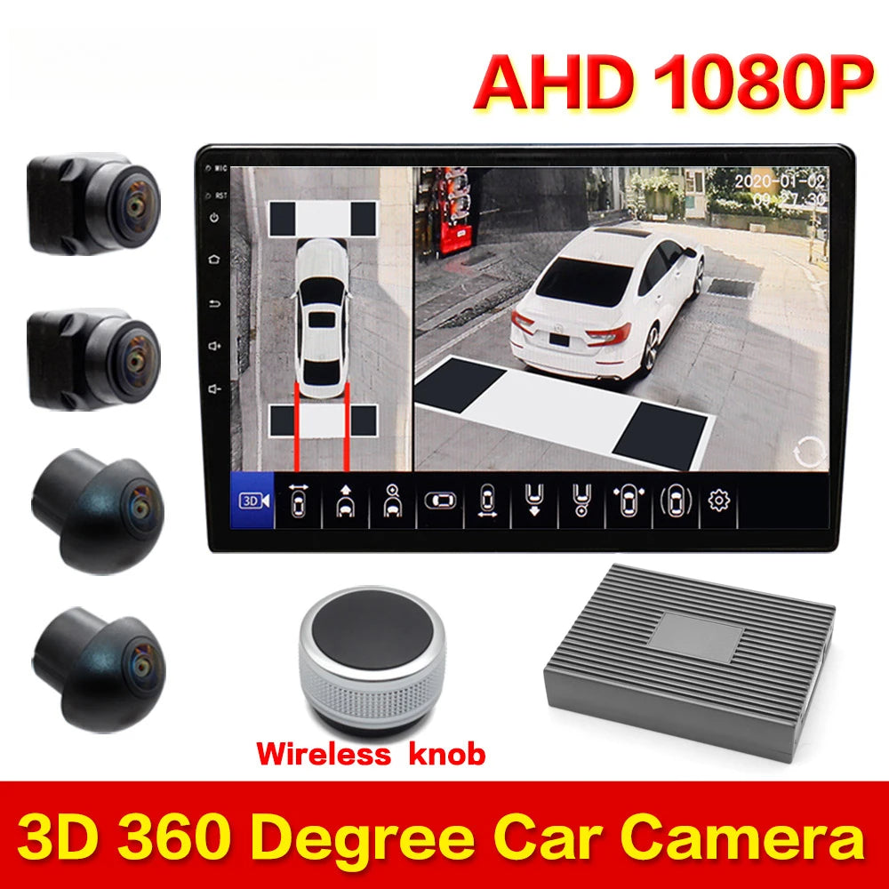 New AHD 1080P 3D 360 Degree HD Bird View System Cameras