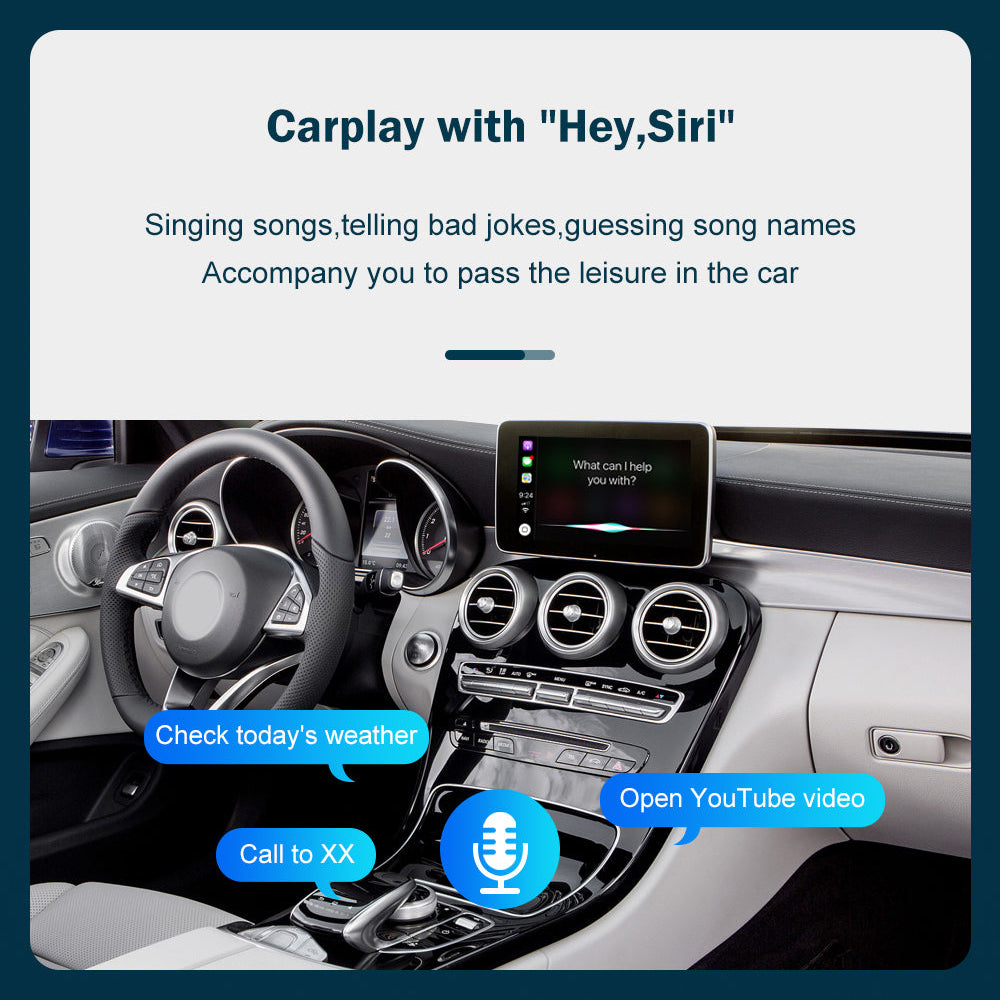 Wireless CarPlay Android Auto Module for Mercedes Benz NTG 4.5/ 5.0 AirPlay Mirrorlink Music Map Smart Box Support Reverse Camera