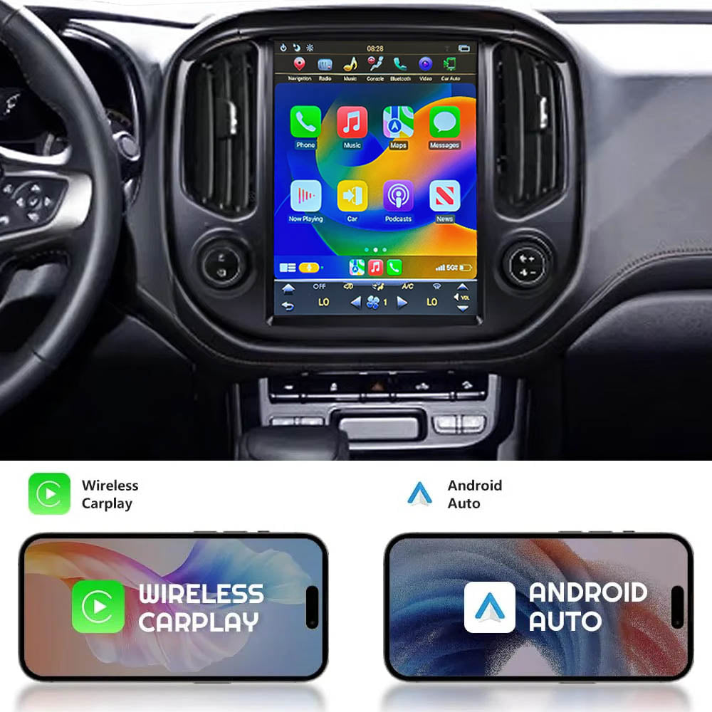 12.1 inch Android Car Radio for Chevrolet Colorado GMC Canyon 2015 - 2018 Stereo Replacement Tesla-Style Screen Built-in Carplay/Android Auto