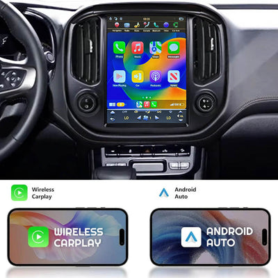 12.1 inch Android Car Radio for Chevrolet Colorado GMC Canyon 2015-2018 Stereo Replacement Tesla-Style Screen Built-in Carplay/Android Auto