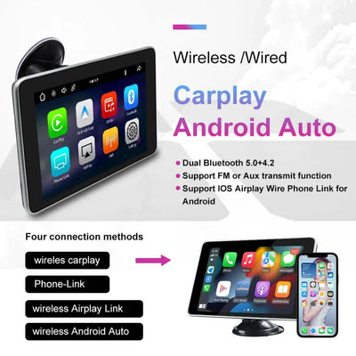 7.5 Inch Apple CarPlay/Android Auto Car Multimedia Touch Screen Player