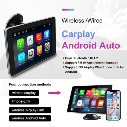 7.5 Inch Apple CarPlay/Android Auto Car Multimedia Touch Screen Player