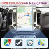 Chevrolet Silverado/GMC Sierra 2014-2018 Stereo Replacement 14.4 Inch Tesla-Style 2K IPS Screen Built-in Carplay/Android Auto