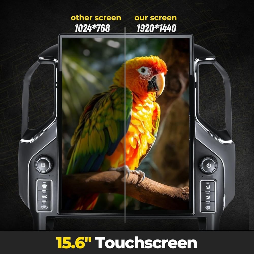 Chevrolet Silverado GMC Sierra 2019-2024 Android 13 IPS 2K Touch Screen GPS Navigation Video Player Support Carplay