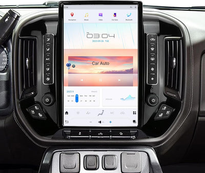 Chevrolet Silverado/GMC Sierra 2014-2018 Stereo Replacement 14.4 Inch Tesla-Style 2K IPS Screen Built-in Carplay/Android Auto