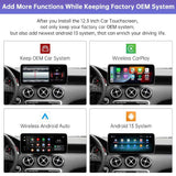 Android 12 Car Radio Touchscreen 12.3'' Car Stereo for Mercedes Benz A Class /B Class /CLA/GLA 2013-2018