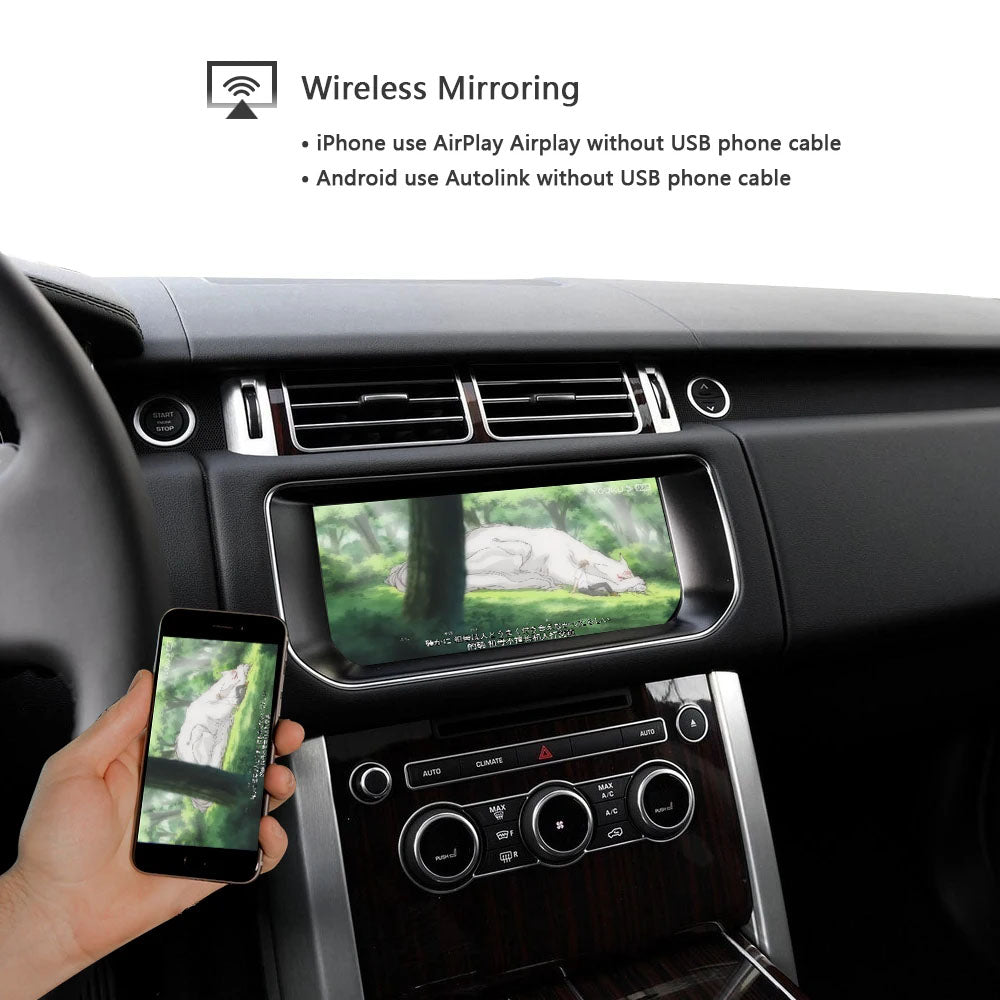 Wireless Apple CarPlay Android Auto Module for Range Rover 10.25 Inch Display Screen IMC System Model