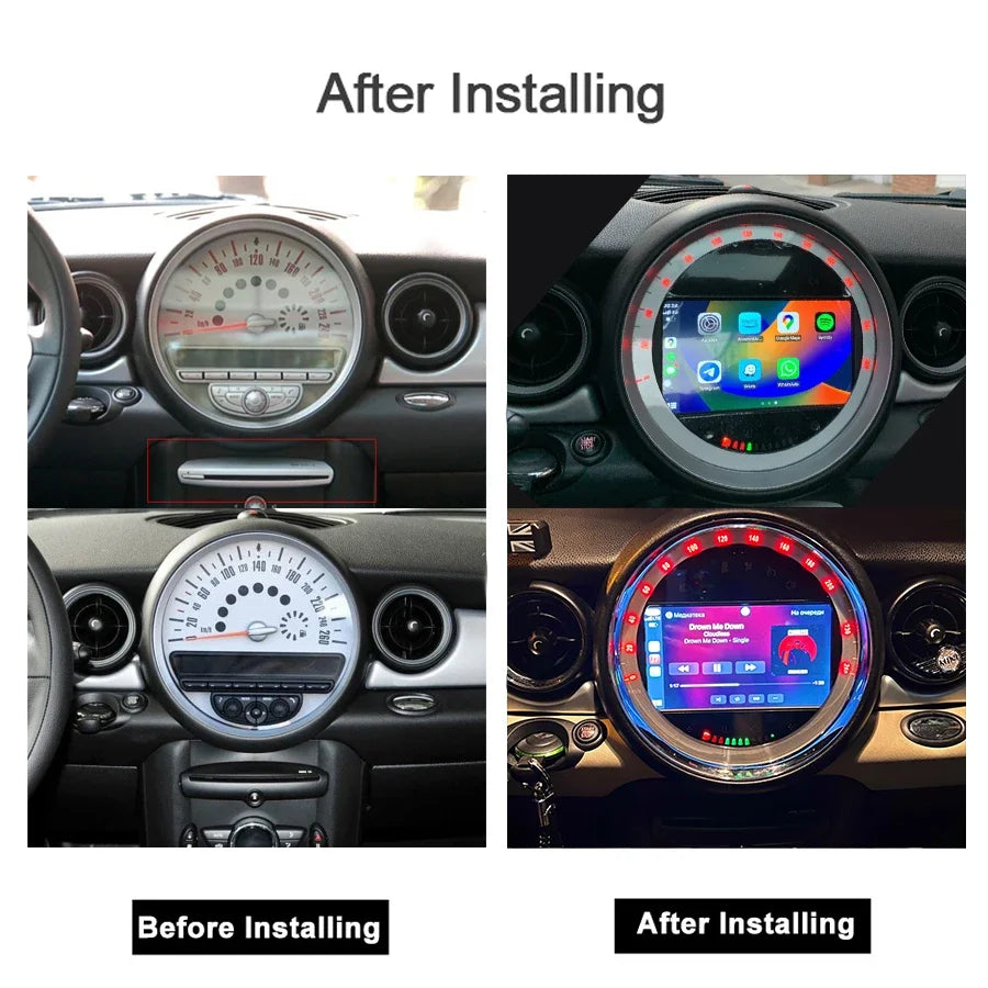 MINI Cooper R56 R57 R58 R60 2007-2015 S Clubman Android Car Radio GPS ...