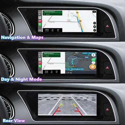 8.8 Inch Linux Touch Screen For Audi A4 A5 2009-2016 Wireless Carplay Android Auto Car Radio