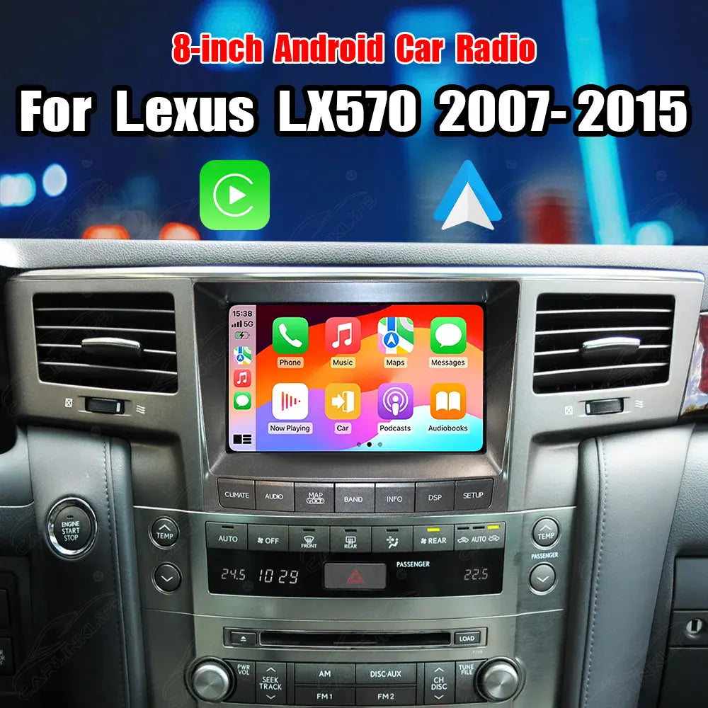 8 inch Android Car Radio For Lexus LX570 2007-2015 Car Stereo CarPlay Multimedia Player