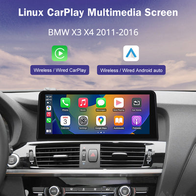 10.25 LINUX SCREEN BMW X3 F25 X4 F26 2011-2016 UPGRADE Wireless Carplay/Android auto CIC NBT