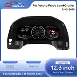 12.3" LCD Digital Cluster For Toyota Prado 2010-2019 Linux Digital LCD Dashboard Instrument Gauge Cluster