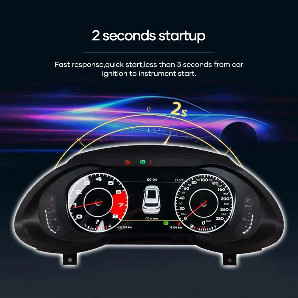 LCD Digital Cluster For Audi A4 A5 Q5 S4 S5 B8 2010-2018 Linux Digital LCD Dashboard Instrument Gauge Cluster