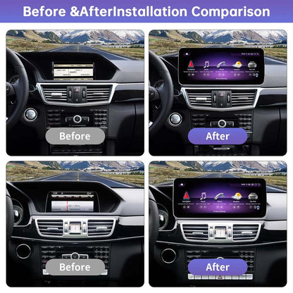 Android 13 Car Radio Touchscreen 12.3'' Car Stereo for Mercedes Benz E Class S212 W212 E Coupe C207 CLS Class W218 2009-2016
