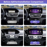 Android 13 Car Radio Touchscreen 12.3'' Car Stereo for Mercedes Benz E Class S212 W212 E Coupe C207 CLS Class W218 2009-2016