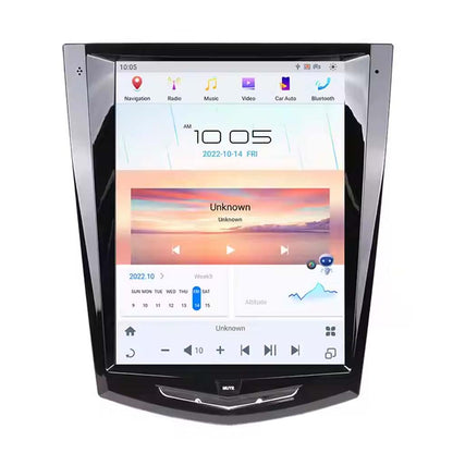 10.5 inch Car Radio for Cadillac ATS CTS XTS SRX Escalade 2013-2018 Stereo Upgrade Tesla-Style Screen Built-in CarPlay