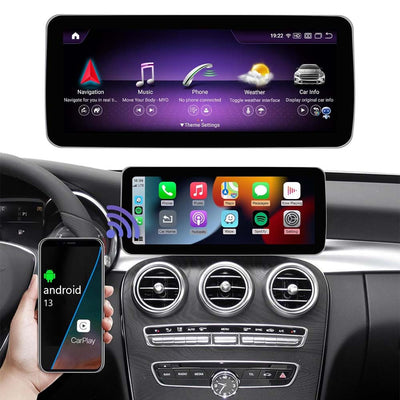 Mercedes Benz C/GLC Class W205 2015-2018 Android Car Radio Touchscreen 12.3'' Car Stereo