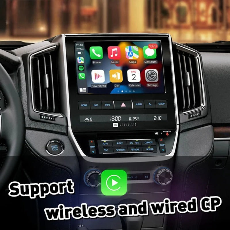 TOYOTA Land Cruiser LC200 / Lexus GX &LX 2008-2021 Apple CarPlay & Android Auto Integration