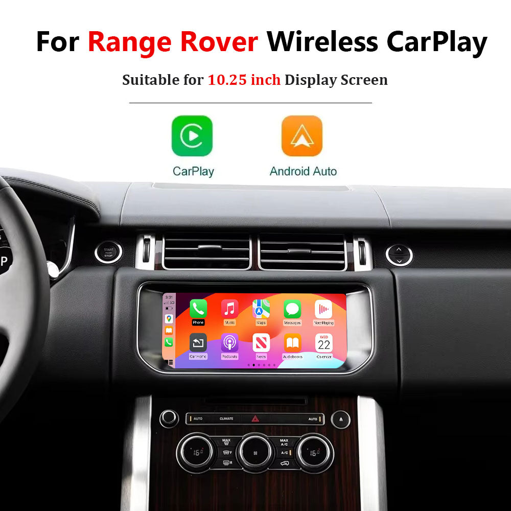 Wireless Apple CarPlay Android Auto Module for Range Rover 10.25 Inch Display Screen IMC System Model