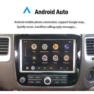 Wireless Apple CarPlay for Volkswagen Touareg RCD550/RNS850 2010-2017 Android Auto Mirroring Link VW Car Play Retrofit