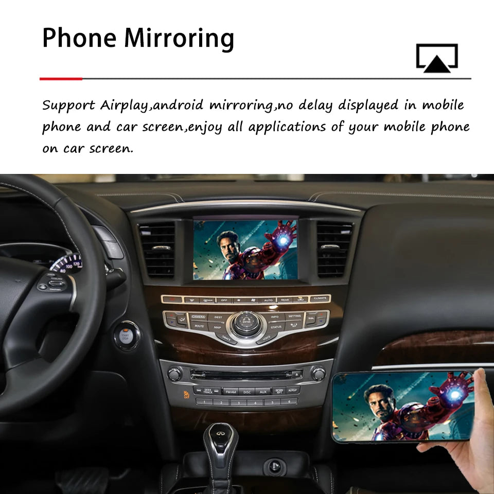 Wireless Apple CarPlay Device for Nissan GT-R 2007-2016 IOS Car Play Android Auto Upgrade Module