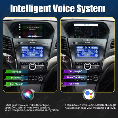 Wireless Apple CarPlay Android Auto For Acura MDX RDX TLX ILX RLX Honda Odyssey 2013-2019 Dual-Screen Models CarPlay Retrofit Module