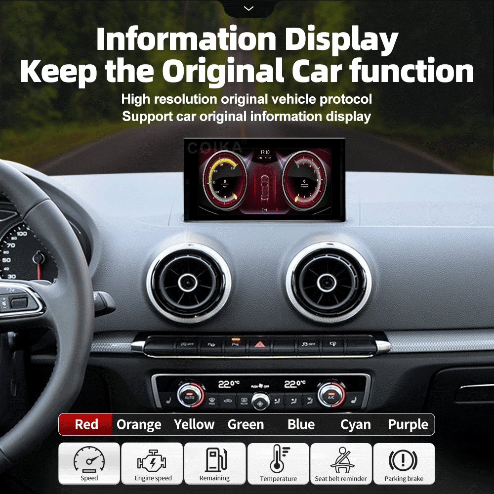 Android 13 System Car Radio Player For Audi A3 2013-2018