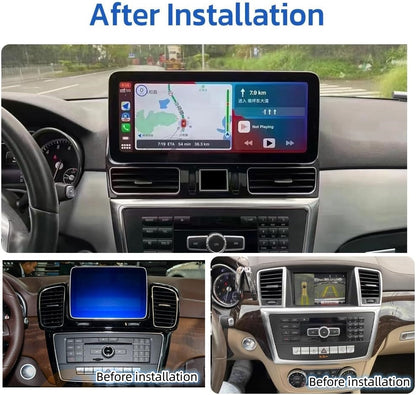 Android 13 Car Radio Touchscreen 12.3'' Car Stereo For Mercedes Benz ML W166 GL X166 GLE GLS 2012-2020