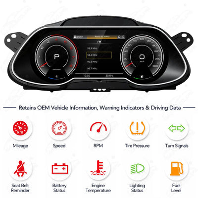 Audi A4 (2013-2016) Digital Cluster with CarPlay