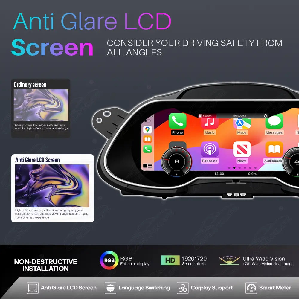 Audi A4 (2013-2016) Digital Cluster with CarPlay