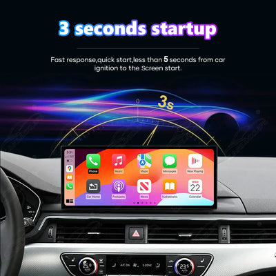 12.3" Linux Touch Screen For Audi A4 A5 2016-2019 Wireless Carplay Android Auto Car Radio