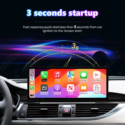12.3" Linux Touch Screen For Audi A6 A7 2011-2018 Wireless Carplay Android Auto Car Radio