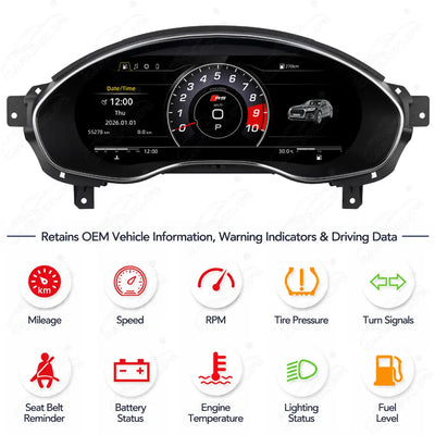 Audi A6 A7 (2012-2018) Digital Cluster with CarPlay