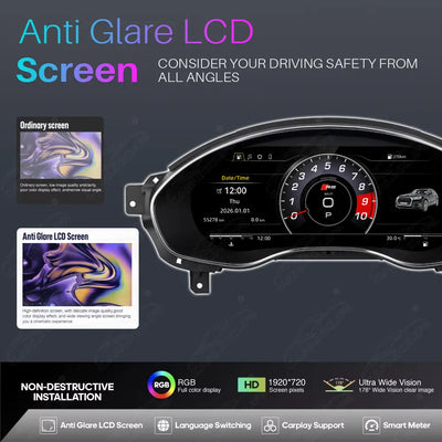 Audi A6 A7 (2012-2018) Digital Cluster with CarPlay