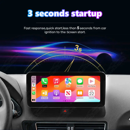 10.25"/12.3" Linux Touch Screen For Audi Q5 2009-2016 Wireless Carplay Android Auto Car Radio