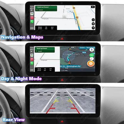 10.25"/12.3" Linux Touch Screen For Audi Q5 2009-2016 Wireless Carplay Android Auto Car Radio