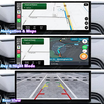 12.3" Linux Touch Screen For Audi Q5 2018-2020 Wireless Carplay Android Auto Car Radio