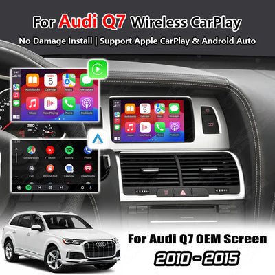 Wireless Apple Carplay & Android Auto for Audi Q7 2010-2015