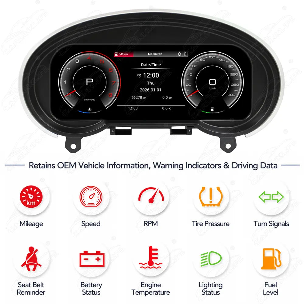 Audi TT (2008-2014) Digital Cluster with CarPlay