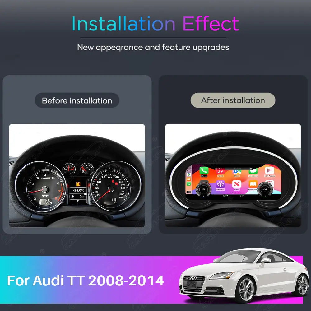 Audi TT (2008-2014) Digital Cluster with CarPlay