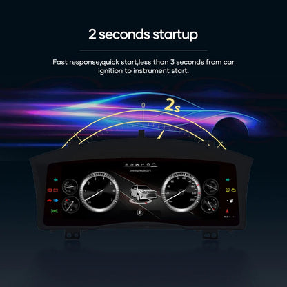 LCD Digital Cluster For Lexus LX570 2007-2021 Linux Digital LCD Dashboard Instrument Gauge Cluster