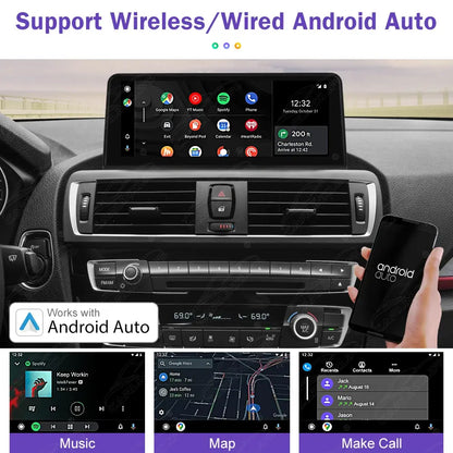 10.25 LINUX SCREEN BMW 3/4 Series F30 F31 F32 F33 F34 F36 UPGRADE Wireless Carplay/Android auto