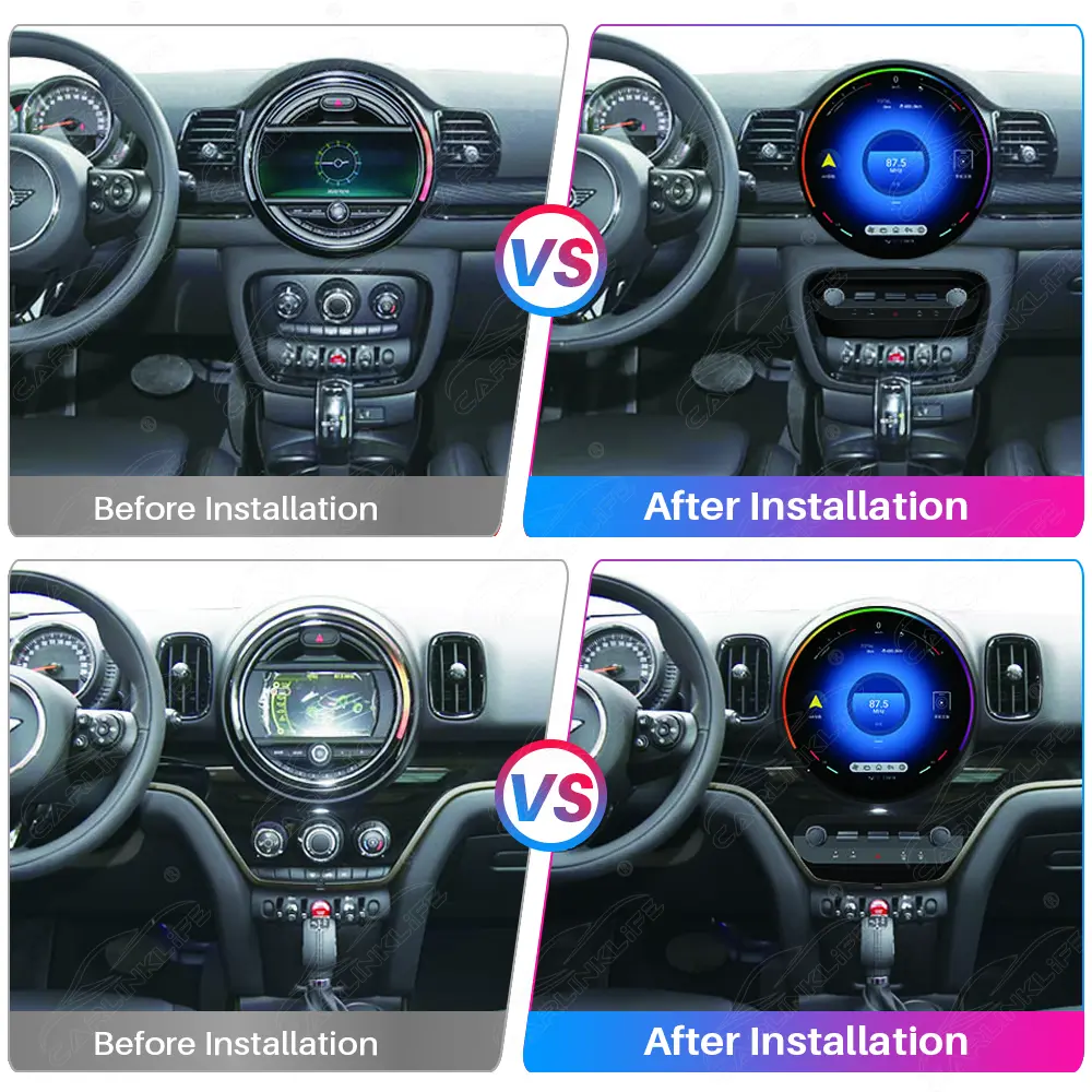 11.8" Android Car Radio for BMW MINI Cooper/ Clubman/ Countryman 2015-2023 Car Stereo CarPlay Multimedia Player